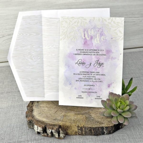 invitacion vintage