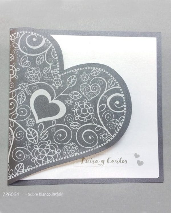 Invitación Romantic 726064BE - tiendadeilusiones