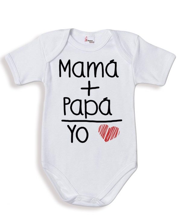 Body bebé personalizado Mama+Papa =Yo