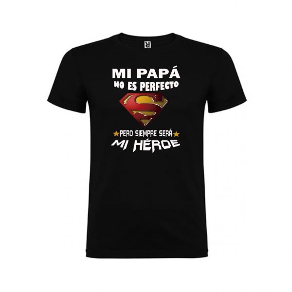 Camiseta Mi papa héroe