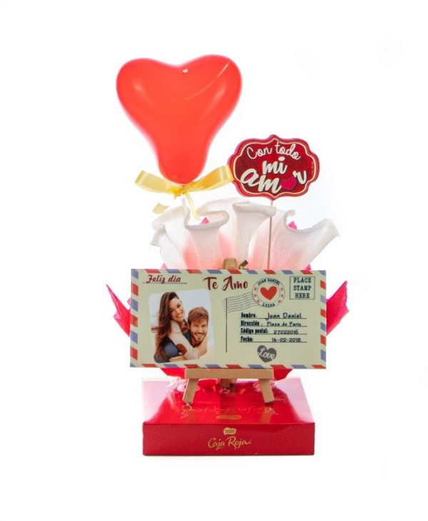 cesta para regalo san valentin personalizadas