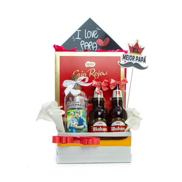 cesta para regalos día del padre