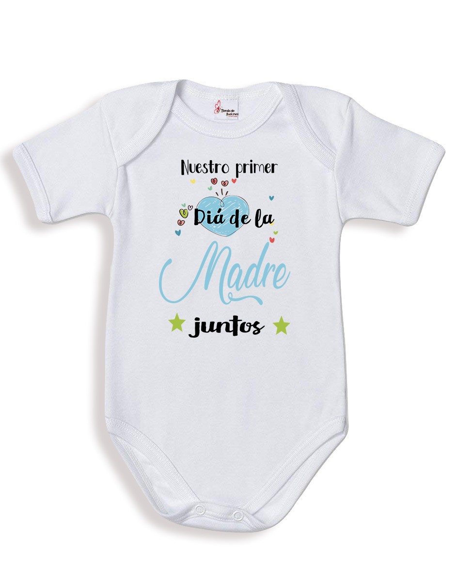 Body Bebé Personalizado Nombre  Nuestro Primer día de la madre