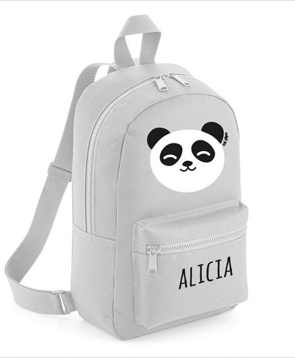 Mochila personalizada Medium Panda color a elegir