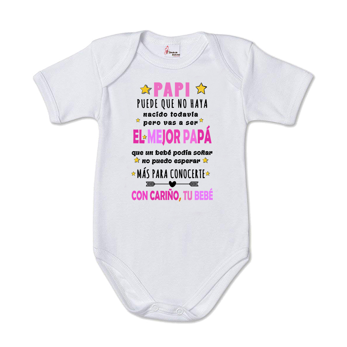 Aquí puedes comprar bodys para bebé personalizados con el nombre del bebé