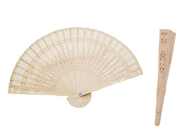 Abanico de madera