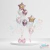Globo duo comunión personalizados estrella