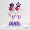 Globos duo comunión personalizado estrella