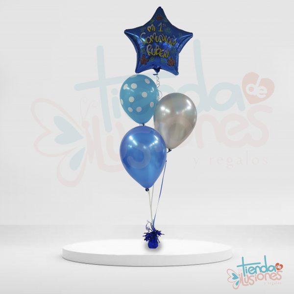 Globo comunión estrella personalizado