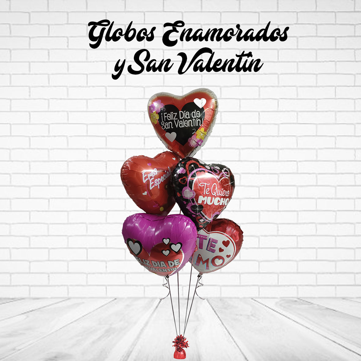 globos para enamorados y San Valentin