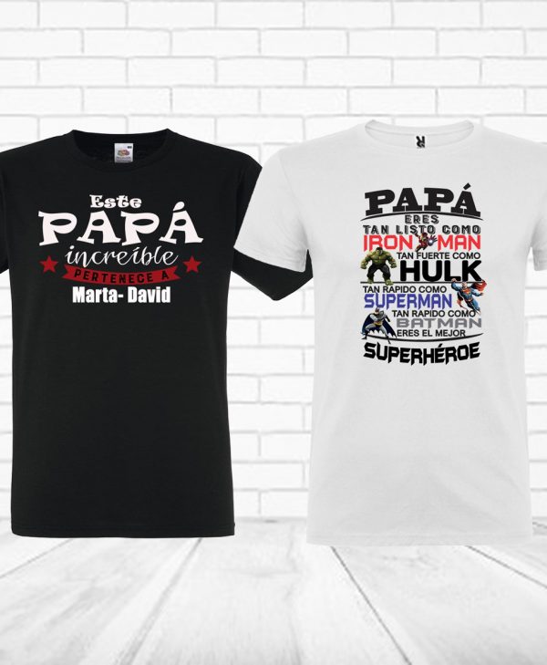 Camisetas para papa