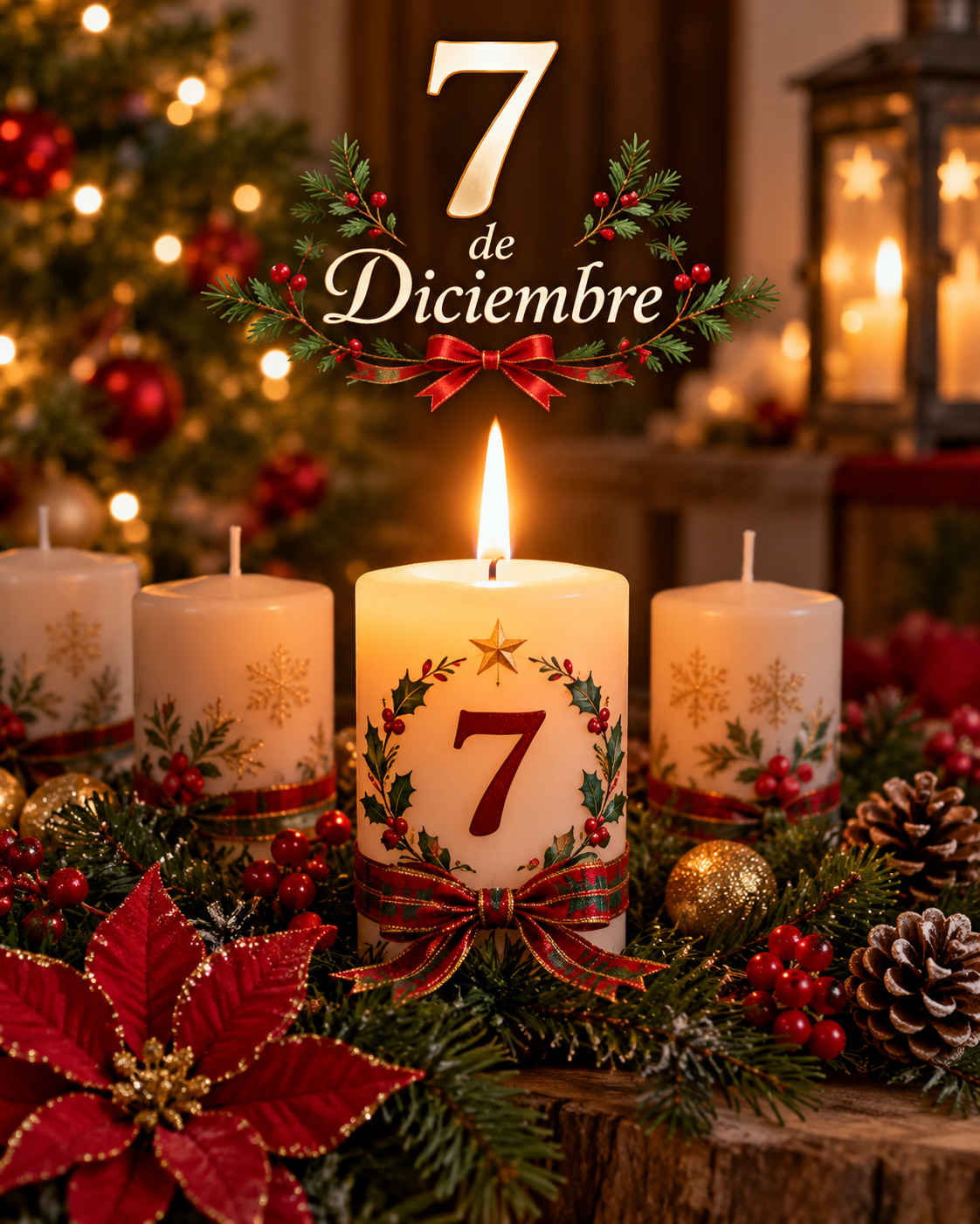 Velas para navidad